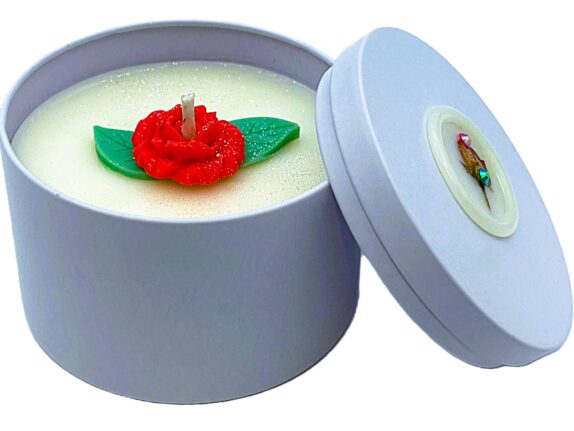Red Rose Candle – White Can (net wt. 6 fl. oz.)