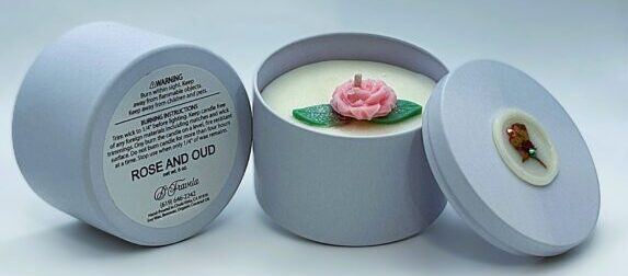 Pink Rose Candle – (net wt. 6 fl. oz.)