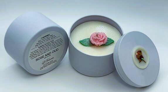 Pink Rose Candle – (net wt. 6 fl. oz.)