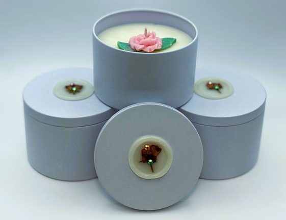 Pink Rose Candle – (net wt. 6 fl. oz.)